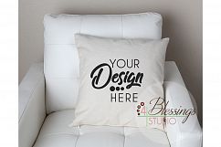 Pillow Mockup Canvas Pillow Mockup Pillow Stock Photo Product Image 1
