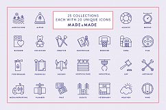 Line Icons - Mega Bundle Vol 1-4 (25% off) Product Image 17