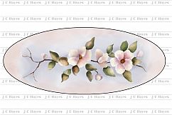 Apple Blossoms Watercolor, Clip Art, Sublimation Product Image 2
