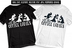 All the office ladies Halloween for women svg clipart dxf Product Image 2