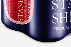 Aluminum Can 6 Pack Mockup Product Image 5