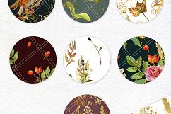 Watercolor autumn bouquets and wreaths Product Image 5