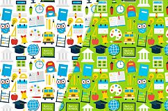 School Flat Seamless Patterns Product Image 2