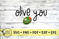 Olive You SVG Product Image 1