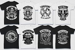 200 Vector Tshirt Designs B/W Concept Product Image 25