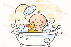 Baby clipart bundle Product Image 5