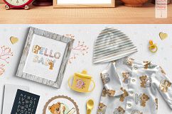 Kid&#039;s alphabet with cartoon bear Product Image 5