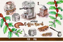 Watercolor Coffee Break Product Image 2