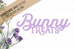 Bunny Treats SVG Cut File Product Image 1
