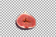 Watercolor Fig clip art pack,common fig leaves, fig fruit Product Image 13