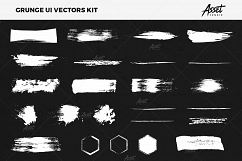Grunge UI Vectors Kit Product Image 4