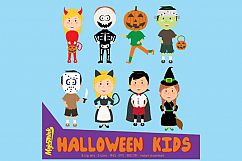 Halloween Clip Art - HALLOWEEN KIDS Product Image 1