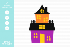 Haunted House SVG DXF EPS PNG Product Image 1