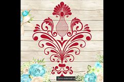 100 Damask Clip Arts, Antique, Wedding, Ornament, Floral Product Image 3