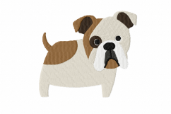 BULLDOG ~ Embroidery Designs ~ Machine Embroidery Design in 2 sizes - Instant Download ~ How Much is that Doggie in the Window! Product Image 1