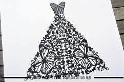 Wedding Dress SVG / DXF / EPS Files Product Image 4