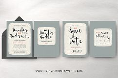Sweet Polka Dots Wedding Invitation Suite Product Image 7