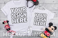 Mommy and Me Mockup, Crew Neck Mockup, Parent Child Mockup Product Image 1