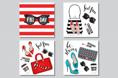 Vector fashion set. Product Image 4