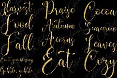 Thanksgiving Word Art Clipart Product Image 4