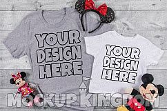 Mommy and Me Mockup, Crew Neck Mockup, Parent Child Mockup Product Image 1