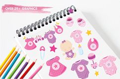 Baby Girl  graphics and illustrations Product Image 3