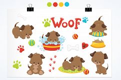Puppy Dog  graphics and illustrations Product Image 2