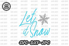Let It Snow SVG Product Image 1