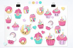 Unicorn cup cakes graphics and illustrations Product Image 5