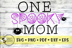 One Spooky Mom SVG Product Image 1