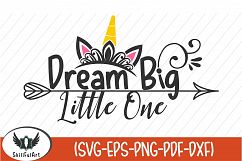 dream big little one, cut files, cricut, silhouette, Product Image 1