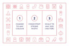 Line Icons - Halloween Product Image 3