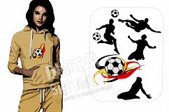 Soccer Ball Player Sport Machine Embroidery Design Set Product Image 3