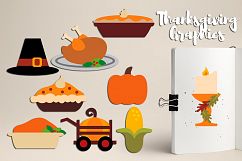 Thanksgiving Dinner Food Treat Clipart Graphics Product Image 1