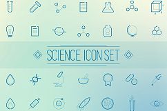 Set of science icons Product Image 1