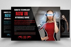Robotic Technology Horizontal Flyer Template Product Image 1