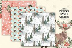 Winter Dreams digital paper pack Product Image 6