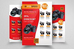 3 Layout Camera Product Promotion Flyer Product Image 1