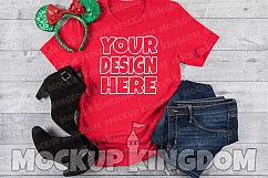 Unisex Crew Neck Shirt Mockup, Bella Canvas Mockup Product Image 1