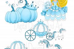 Cinderella clipart Product Image 5