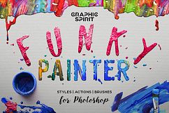 FUNKY PAINTER Photoshop Creative Kit Product Image 1