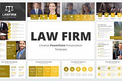 Law Firm PowerPoint Presentation Template Product Image 1