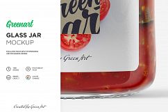 Clear Glass Jar Mockup Product Image 8