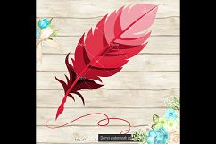 100 Antique Feather Pen Clip Arts, Antique, Retro, European Product Image 2