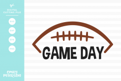 Game Day Football SVG DXF EPS PNG Product Image 1