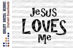 Bible verse svg Jesus loves me svg Christian svg Bible quote Product Image 2