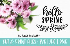 Hello Spring, SVG Cut Files Product Image 1