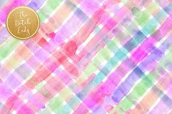 Watercolor Rainbow Scrapbook Papers Product Image 5