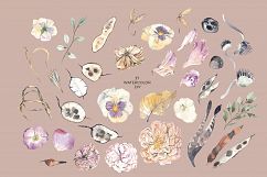 THE FLORISTRY floral collection - watercolor, line art, real Product Image 3