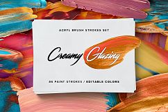 Creamy Glazing - Acryl Brush Strokes Product Image 1